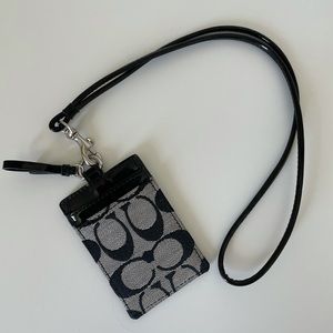 Coach ID lanyard